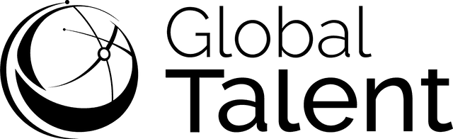 Global Talent Logo Horizontal Black