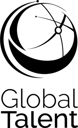 Global Teacher Logo Vertical Black