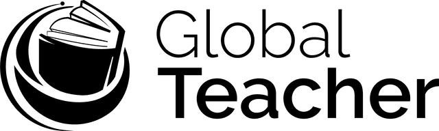 Global Teacher Logo Horizontal Black