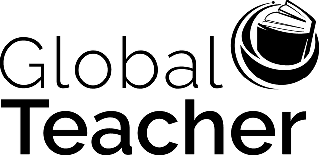 Global Teacher Logo Top Right Black
