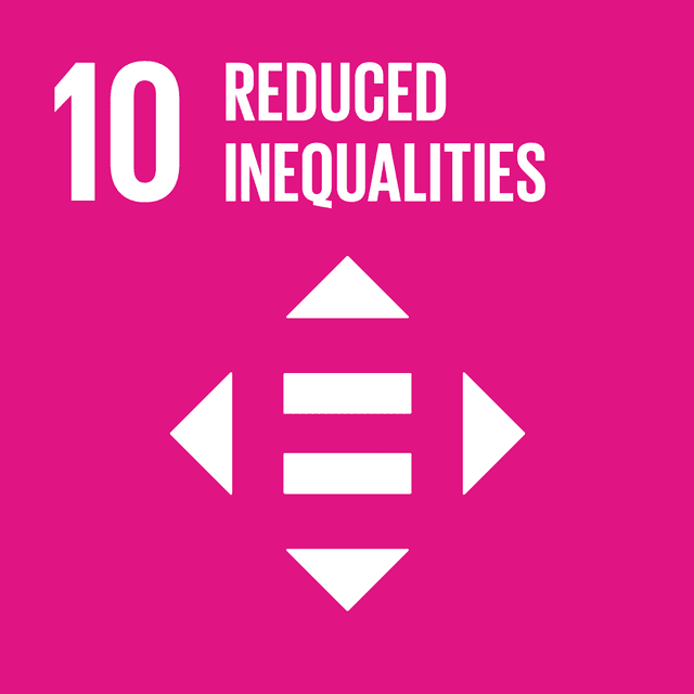 SDGs 10 Reduced Inequality Color