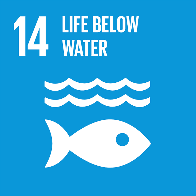 SDGs 14 Life Below Water Color