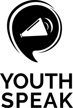 Youth Speak Logo Vertical Black